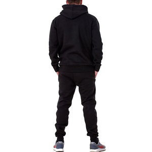 Tissu confortable pour hommes, survêtement à manches longues pour les commandes en gros, vêtements décontractés / Design bicolore avec capuche - Product Image 4