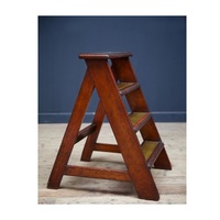 Tabouret d'appoint en bois massif fait à la main, idéal pour les enfants, les adultes et les personnes âgées, pour atteindre les étagères de la cuisine, les armoires et les comptoirs.