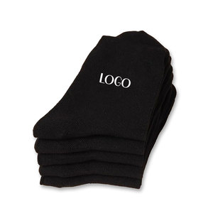Professional Men's Active Wear Sports Socks Self-Heated Breathable Casual Design with Custom Logo Printing at Bottom Position - Product Image 3