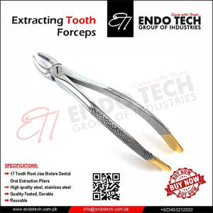 Fórceps de extracción dental de alta calidad, instrumento Manual, bolsa de extracción restante posterior superior, adultos empaquetados - Product Image 6