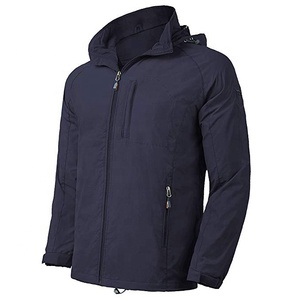 2025 High Quality Nylon Waterproof Outdoor Winter Hiking <b>Jacket</b> Breathable <b>Canvas</b> Hooded Stand Collar Zipper Pattern Pocket - Product Image 2