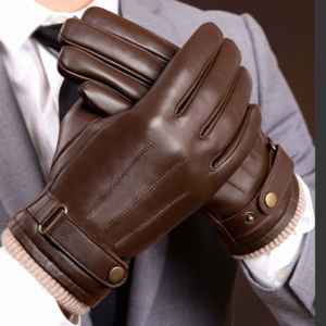 Guantes de conducción de piel de cabra y piel de vaca completamente forrados de alta calidad Guantes de coche con oferta al por mayor de alta calidad para conductores - Product Image 4