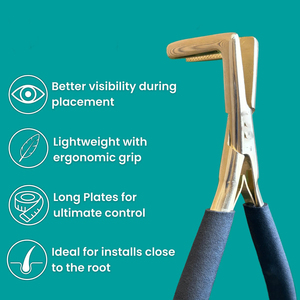 คีมต่อผมแบบเทป สแตนเลส คีมต่อผมแบบกำหนดเอง - Product Image 6