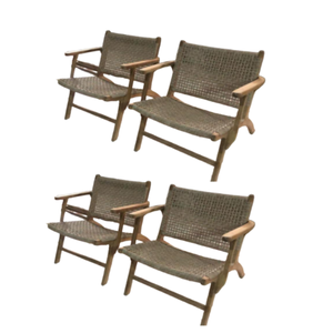 Chaise de salle à manger en rotin pour l'extérieur au design moderne chaise de jardin pour mariage et salle à manger avec accoudoir prix de gros - Product Image 2