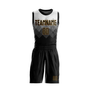 Faible MOQ pour la vente en ligne, ensembles d'uniformes de basket-ball pour hommes grande taille, respirants, très vendus, sublimation personnalisée, 100% polyester - Product Image 5