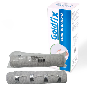 Bandage de compression élastique 20 cm x 3,5 m pour thérapie par compression et pansement post-chirurgical - Product Image 1