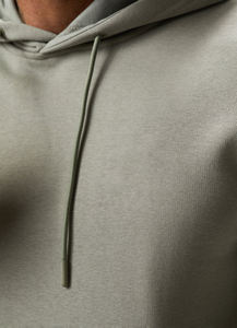 Sudadera con capucha de felpa francesa de algodón personalizada para hombre, ropa de calle desgastada con lavado ácido y ajuste regular pesado, sudadera Lisa para hombre - Product Image 4