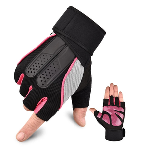 Custom Leather Fitness Gloves <b>for</b> Men and <b>Women</b> Full-Palm Ventilated <b>Weight</b> Lifting Gym Workout Gloves with <b>Wrist</b> Wrap Support - Product Image 4