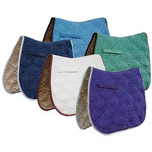 Shemax 2024 OEM ผ้าซาตินภาษาอังกฤษ Dressage อาน Pad ผ้าฝ้ายโลโก้สไตล์สีซังซับวัสดุแหล่งกําเนิดสินค้าโฟมโพลีขนาดเต็ม - Product Image 4