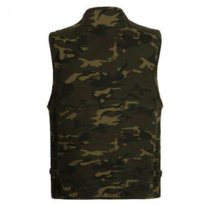 Chaleco de Pesca de Algodón Multibolsillos Personalizado OEM para Hombre, Chaleco Transpirable para Caza, Fotografía, Camping y Carga - Product Image 2