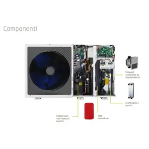 Baxi Auriga 16 M-A Bomba de Calor Monofásica Inverter Monobloque de 16 kW para el Hogar R32 - Product Image 6