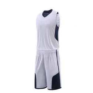 Hot Free Design Sublimación personalizada Ropa de baloncesto reversible Poliéster de secado rápido Nombre personalizado Uniforme de baloncesto en blanco Conjunto de hombres - Product Image 4
