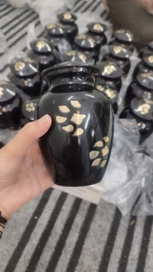Wholesale Logo Customized Brass Pet Metal <b>Urns</b> for Pet Ashes <b>Urns</b> Cremation Pet Cremation <b>Urn</b> by Brassworld India - Product Image 4