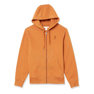 เสื้อฮู้ดมีซิปสำหรับผู้ชายผ้าฟลีซผ้าฝ้าย100% เป็นมิตรต่อสิ่งแวดล้อมสำหรับฤดูหนาวขายส่ง - Product Image 1