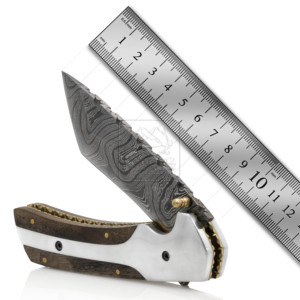 Couteau pliant fait à la main en acier damas DD-FK-715 poche en palissandre multi-outil pour la survie en plein air chasse et camping - Product Image 5