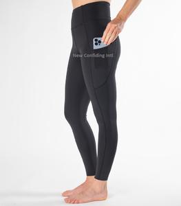 Super OEM vêtements équestres élégant équipement d'équitation Leggings de cheval à la mode collants d'équitation personnalisés avec poches pour téléphone - Product Image 6