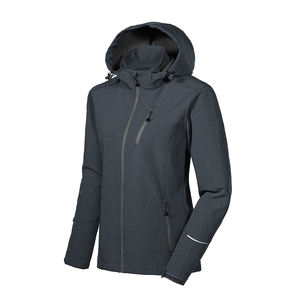 Chaqueta impermeable de diseño personalizado para hombre y mujer, chaqueta de concha suave Ecuestre para exterior e Invierno - Product Image 5