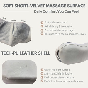 Masajeador de Cuello Shiatsu 4D Avanzado, Inalámbrico, Eléctrico, con Calor, Almohada para Hombros, Espalda y Alivio del Dolor Muscular - Product Image 6