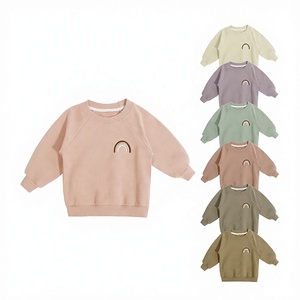 Listo para Enviar, Conjuntos de Ropa Casual de Lana para Bebés de 0 a 2 Años, 2 Piezas, 100% Algodón, Ropa de Exterior para Recién Nacidos, Estampado de Arcoíris - Product Image 4