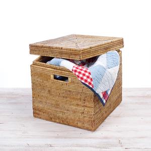 Best Selling Multifunction Cloth Clothing <b>Underwear</b> Garment <b>Storage</b> <b>Box</b> Rattan Hand Braided Natural Boxes - Product Image 2