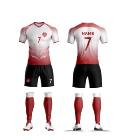 Tenue de football personnalisée à séchage rapide, imprimée par sublimation, survêtement de football respirant, uniforme d'équipe de football, vêtements de sport pour adultes pour hommes - Product Image 6