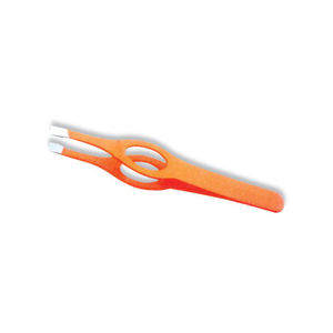 Pinzas para desplumar el pelo de las cejas impresas recubiertas de papel elegante con el mejor diseño Mango cómodo Logotipo personalizado Tendencia puntiaguda - Product Image 3