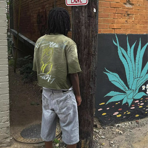 Custom 100% Cotton Streetwear Vintage Boxy <b>Fit</b> Crew Neck Oversize <b>T</b>-<b>Shirt</b> DTG Graphic Print Solid Pattern <b>Crop</b> Length Casual - Product Image 3