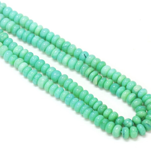 Perles Rondelles en Quartz Arc-en-ciel Vert Kelly, Qualité AAA, Lisses, 7-8mm, 15 Pouces/brin pour la Fabrication de Bijoux - Product Image 6