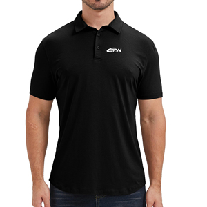 Camisas de Golf Premium para Hombre, 100% Algodón, con Logotipo Bordado Personalizado, Estampado, Casual, Sólido, Transpirable, Manga Corta, 200g - Product Image 1