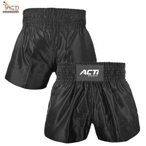 Pantalones cortos de Muay Thai transpirables de secado rápido Venta caliente Pantalones cortos de Muay Thai para hombres de calidad superior a la venta - Product Image 1