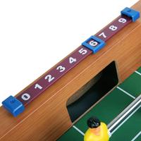 Table de baby-foot portable mini table de football/jeu de football avec deux balles et gardien de score pour adultes et enfants