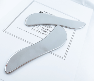 Cadeaux de spa promotionnels logo personnalisé en acier inoxydable guasha bâton épaule cou outil de massage - Product Image 5