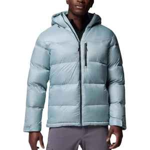 Oem Winter Warm Hooded Men'S Down Jacket Fashion Custom Logo <b>Bubble</b> <b>Coats</b> Plus Size Cropped Shiny Puffer Jackets For Men - Product Image 2