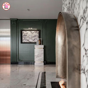 Diseño moderno personalizar mármol cocina encimera Fondo pared Calacatta <span class=keywords><strong>Viola</strong></span> Rosa losa de mármol - Product Image 6