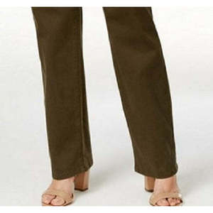 Jeans da Donna Style & Co Taglia 6 Verdi a Gamba Dritta, Moda con Controllo Pancia e Denim Traspirante, Elemento di Moda Semplice - Product Image 3