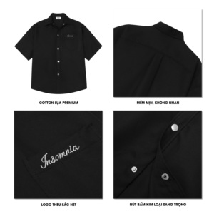 Chemise surdimensionnée unisexe en coton imprimée sur mesure Service de fabrication en gros pour hommes et femmes Traitement de vêtements au Vietnam - Product Image 2