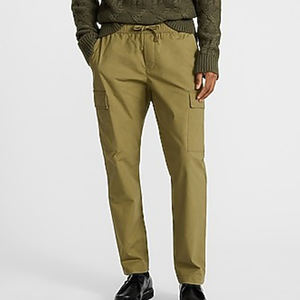 Pantalones cargo casuales de diseño personalizado para hombre, 100% algodón, pantalones de lona, pantalones deportivos, rectos, largos, con múltiples bolsillos para hombre - Product Image 3