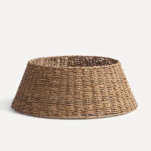 Seagrass Tree Collars DIY Folded Round Skirts for Noel Trees Best Selling Supplies in Winter Festival Holidays - Product Image 1