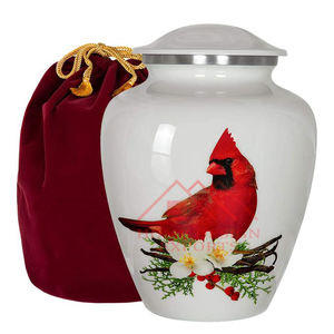 Graver les urnes adultes en métal aluminium Patton 2025 Best-seller Urnes de cendres humaines en métal - Product Image 4