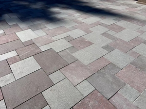 Chất lượng cao đá tự nhiên đá cuội mix grey <span class=keywords><strong>Red</strong></span> màu porphyry Cobble đá lát giá cho ngoài trời - Product Image 6