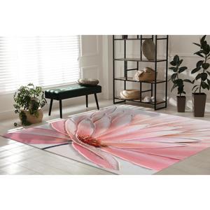 Tapis imprimé : Tapis à fleurs roses, Tapis de luxe, Tapis roses, Tapis botanique, Tapis en chenille - Product Image 3