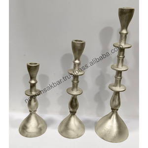 เชิงเทียนอะลูมิเนียมบริสุทธิ์คุณภาพสูง ปี 2026 สีดำและสีทอง ดีไซน์หรูหรา มีจำหน่ายสำหรับขายส่ง - Product Image 3