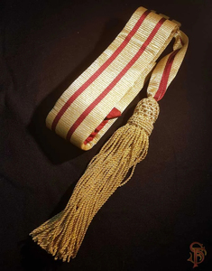 Fajas y cinturones ceremoniales OEM, venta al por mayor, faja uniforme, cinturón de cintura, faja roja con borlas, hecho a mano por Hamza Badges - Product Image 4