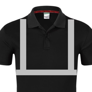 Camisa de manga corta personalizada al por mayor, poliéster, secado rápido, alta visibilidad, ropa de trabajo, camiseta de seguridad, polos de trabajo reflectantes - Product Image 2