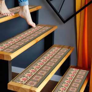 Tapis imprimé à motifs géométriques : moderne, ethnique, décoration de chambre d'enfant, tapis d'appoint - Product Image 3