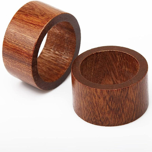 Joli anneau de serviette en acrylique papillon doré pour les faveurs de fête de mariage autocollant d'accessoires personnalisés clairs - Product Image 6