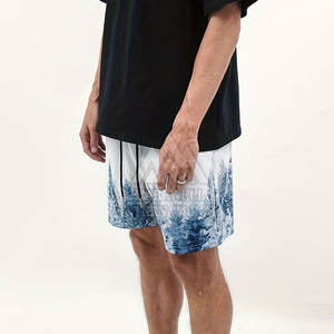 Shorts de sport en maille pour hommes avec logo personnalisé à bas prix, vente chaude, shorts en maille de couleur personnalisée - Product Image 5