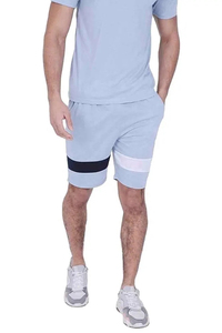 Ensemble de vêtements de sport d'été pour hommes 100% T-shirts en jersey de coton short de survêtement avec motif imprimé logo personnalisé Style décontracté pour 2025 - Product Image 3