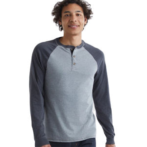 Camiseta de manga larga de estilo informal OEM para hombre, camiseta Premium de 100% algodón con manga completa Ringer Crew - Product Image 1