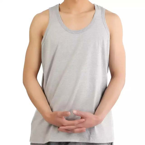 Venta Directa de Fábrica 2025, Material Personalizado de Alta Calidad, Camiseta de Verano Informal para Hombre, Sin Mangas - Product Image 2
